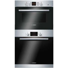 Bosch Series 6 Single 60cm Oven & 45cm Compact Microwave Pack - B1ZGB01950