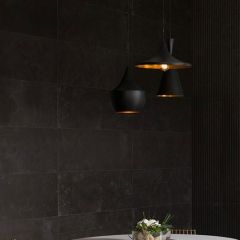 Porcelanosa Magma Black Tiles