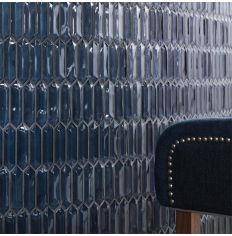 Porcelanosa Crystal Navy mosaic tiles