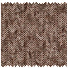 Porcelanosa Gravity Aluminium Arrow Copper Mosaic 29.8 x 30cm