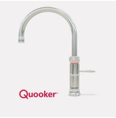 Quooker Classic Fusion Round All-in-1 Boiling Water Tap (stainless steel)