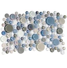 Marabese Ceramics | Porcelanosa Glacier Moon Metallic Cremas Mosaic Tile